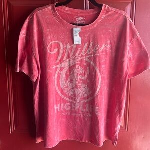 NWT Women’s Maurice’s Size Large Miller High Life Tshirt Size Large